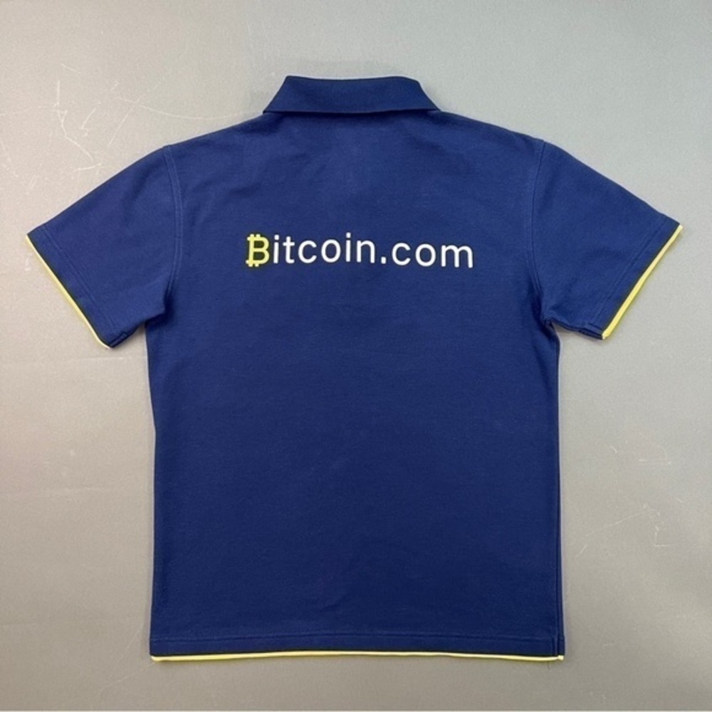 Double Sided BITCOIN Polo Tee Shirt